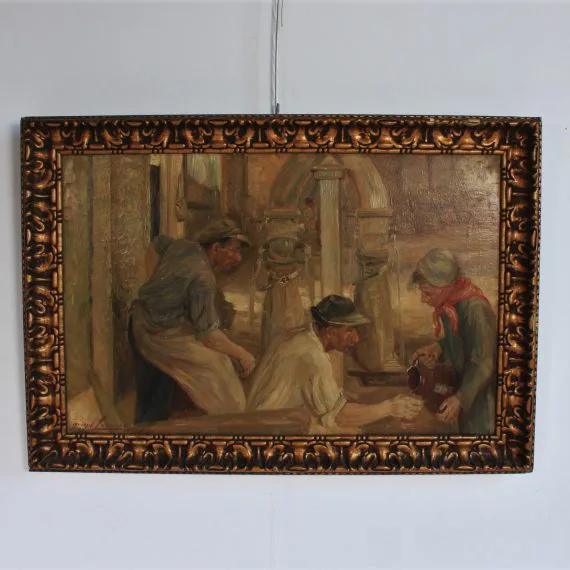 187 Painting Signed J. Lacasse