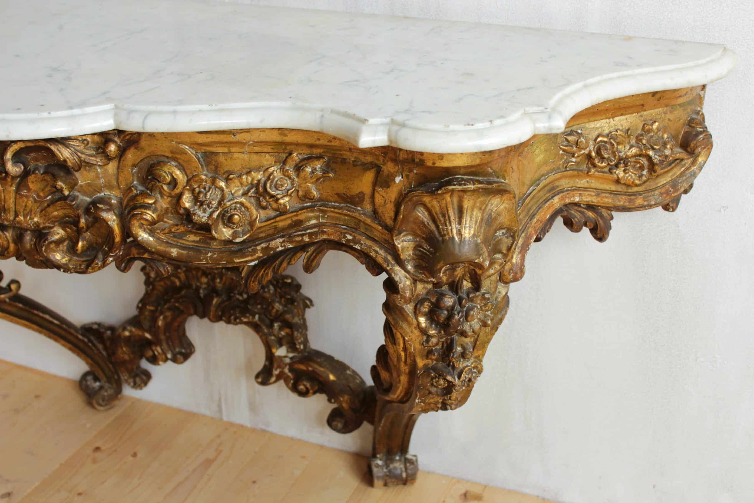 Console Style Console style L XV - Deulin Antiques Console style L XV