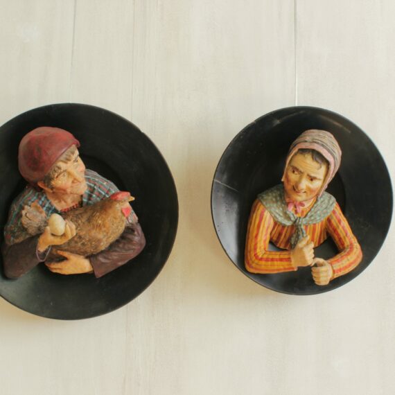 750 Pair of rustic terra cotta