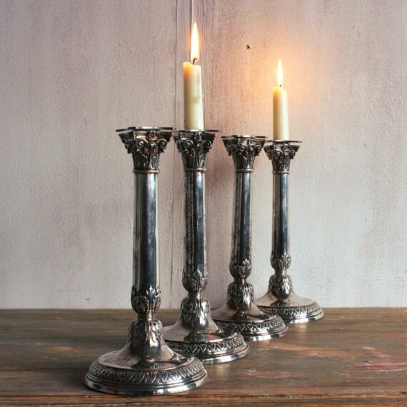 930 Set of 4 candle sticks